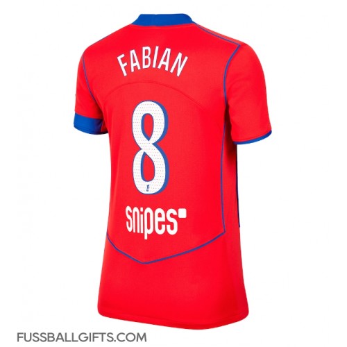 Paris Saint-Germain Fabian Ruiz #8 Fußballbekleidung 3rd trikot Damen 2025-26 Kurzarm